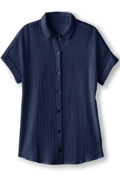 Hot Soft Surroundings Je Veux Gauze Top