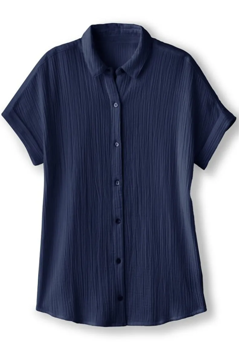 Hot Soft Surroundings Je Veux Gauze Top