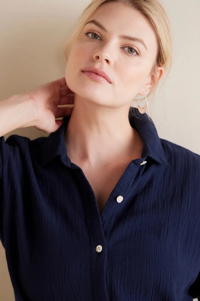 Hot Soft Surroundings Je Veux Gauze Top