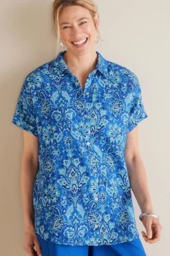 Hot Soft Surroundings Je Veux Gauze Top