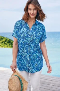 Hot Soft Surroundings Je Veux Gauze Top