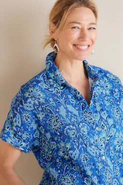 Hot Soft Surroundings Je Veux Gauze Top