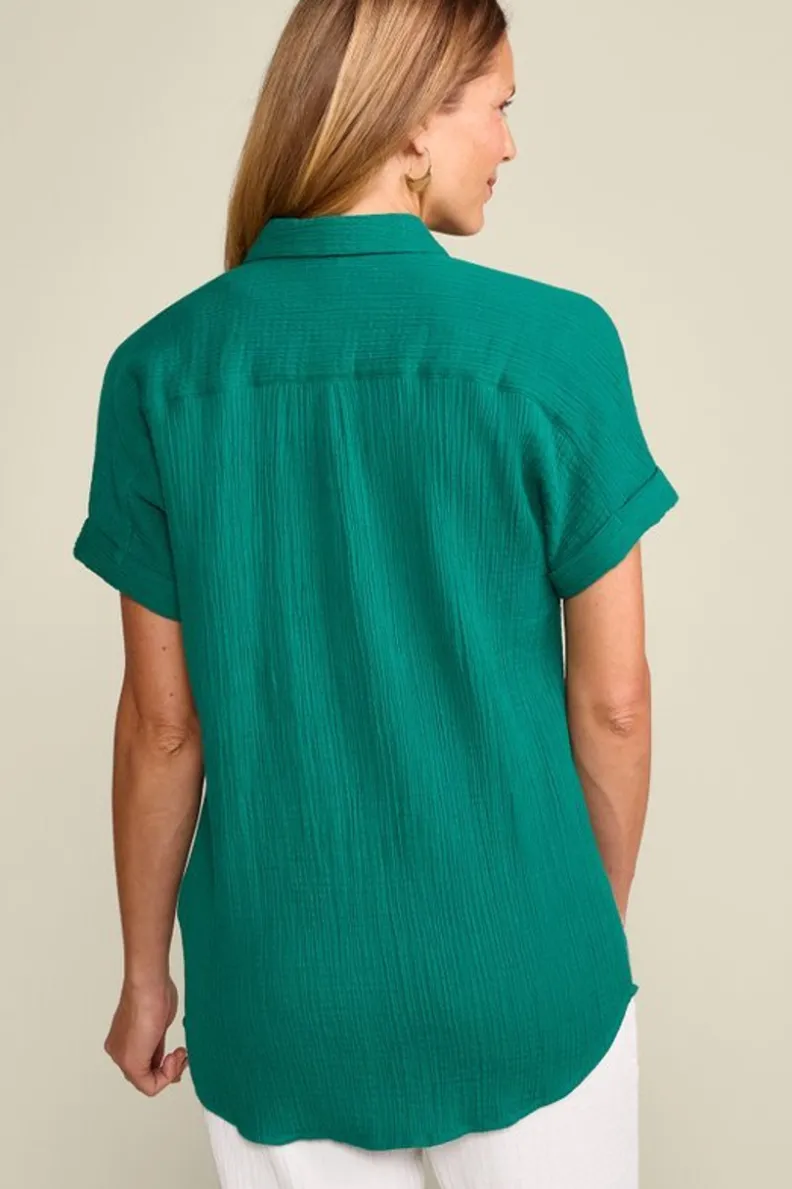 Hot Soft Surroundings Je Veux Gauze Top