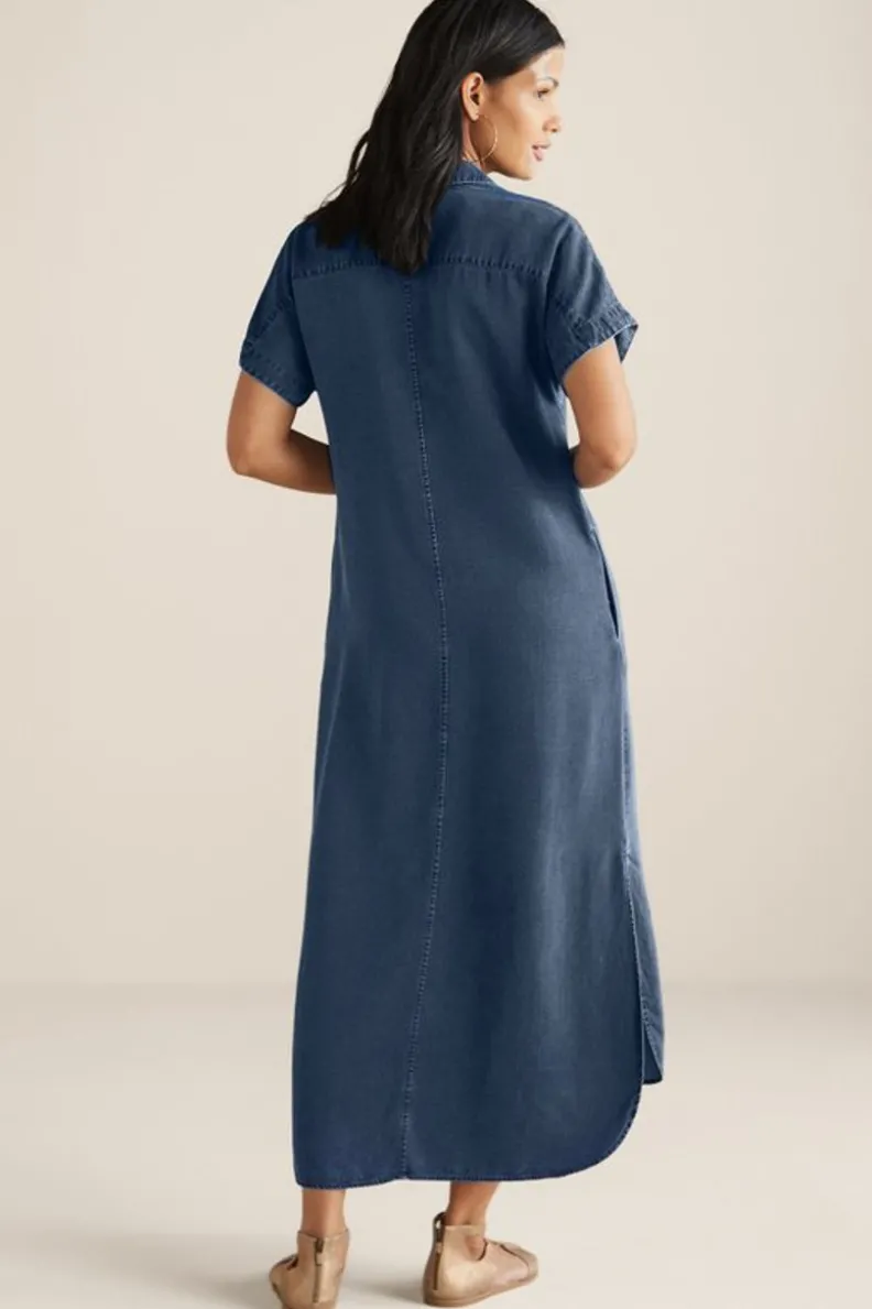Hot Soft Surroundings Je Veux Midi Shirtdress