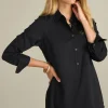 Best Soft Surroundings Jeanne Asymmetrical Tunic Black
