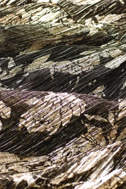 Clearance Soft Surroundings Jobelle Shimmer Midi Dress FoilGarden