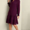 Fashion Soft Surroundings Jocelyn Dress GrapeWine