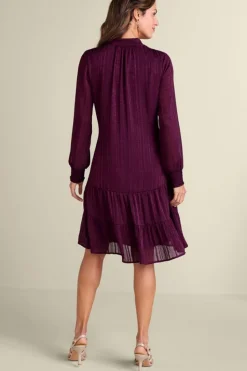 Fashion Soft Surroundings Jocelyn Dress GrapeWine
