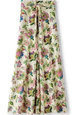 New Soft Surroundings Jordan Linen Blend Skirt IpanemaFlowers