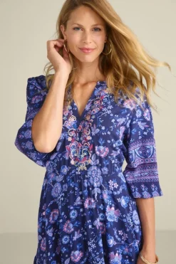 Outlet Soft Surroundings Jordana Midi Dress SiennaFloral