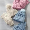 Sale Soft Surroundings Jules Chenille Hat & Gloves Set