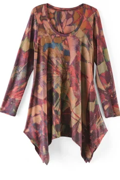 Fashion Soft Surroundings Julia Top ButterflyMulti