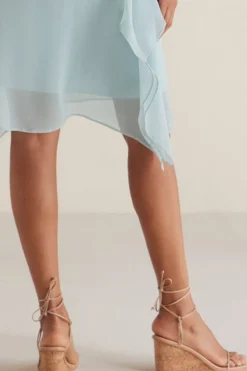 New Soft Surroundings Kaanas Amiata Strappy Wedge Sandal Nude