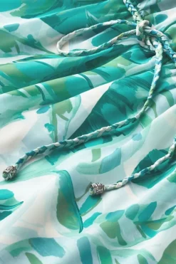 Hot Soft Surroundings Kaia Maxi Dress GreenTropicalPalm