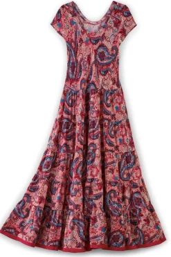 New Soft Surroundings Kara Dress FieryTealJacobean