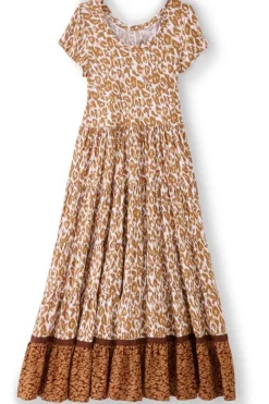 New Soft Surroundings Kara Dress FieryTealJacobean