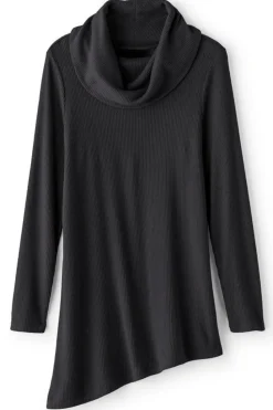 Online Soft Surroundings Kayla Rib Knit Cowl Neck Tunic