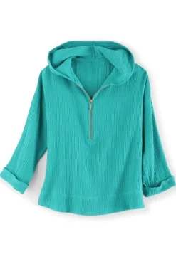 Sale Soft Surroundings Kemia Gauze Hoodie