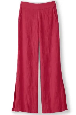 Best Soft Surroundings Khulani Wide Leg Gauze Pants