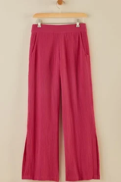 Best Soft Surroundings Khulani Wide Leg Gauze Pants