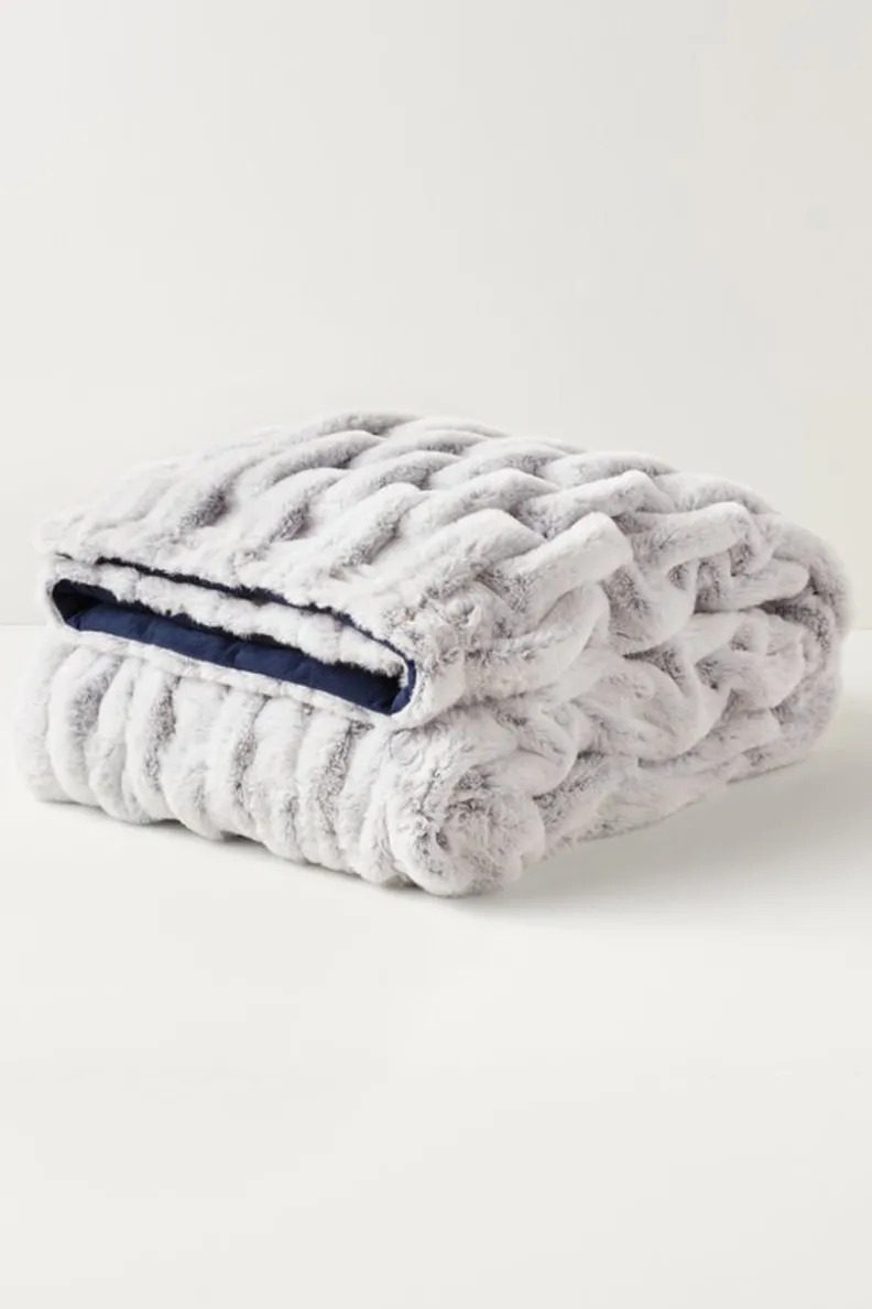 Clearance Soft Surroundings La Parisienne Faux Fur Throw