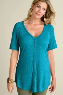 Online Soft Surroundings Lainey Slub Tee