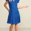 Online Soft Surroundings Lakely Short Dress Sapphire