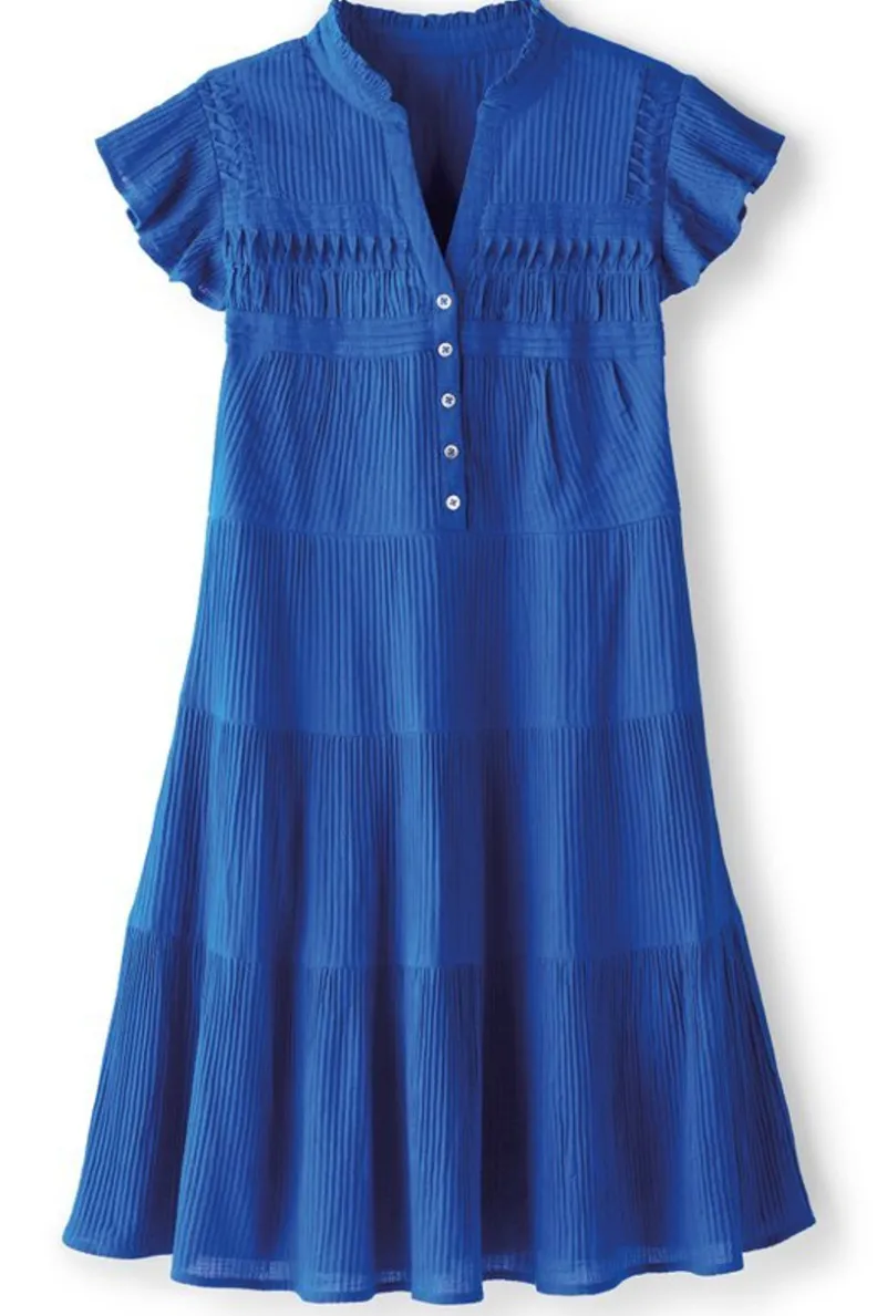 Online Soft Surroundings Lakely Short Dress Sapphire