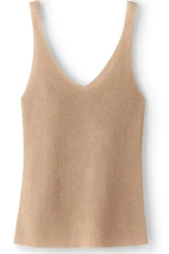 New Soft Surroundings Lara Sweater Tank Gold