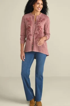 Discount Soft Surroundings L'Enchant Top Rose