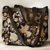 Outlet Soft Surroundings Lenora Embroidered Tote Black