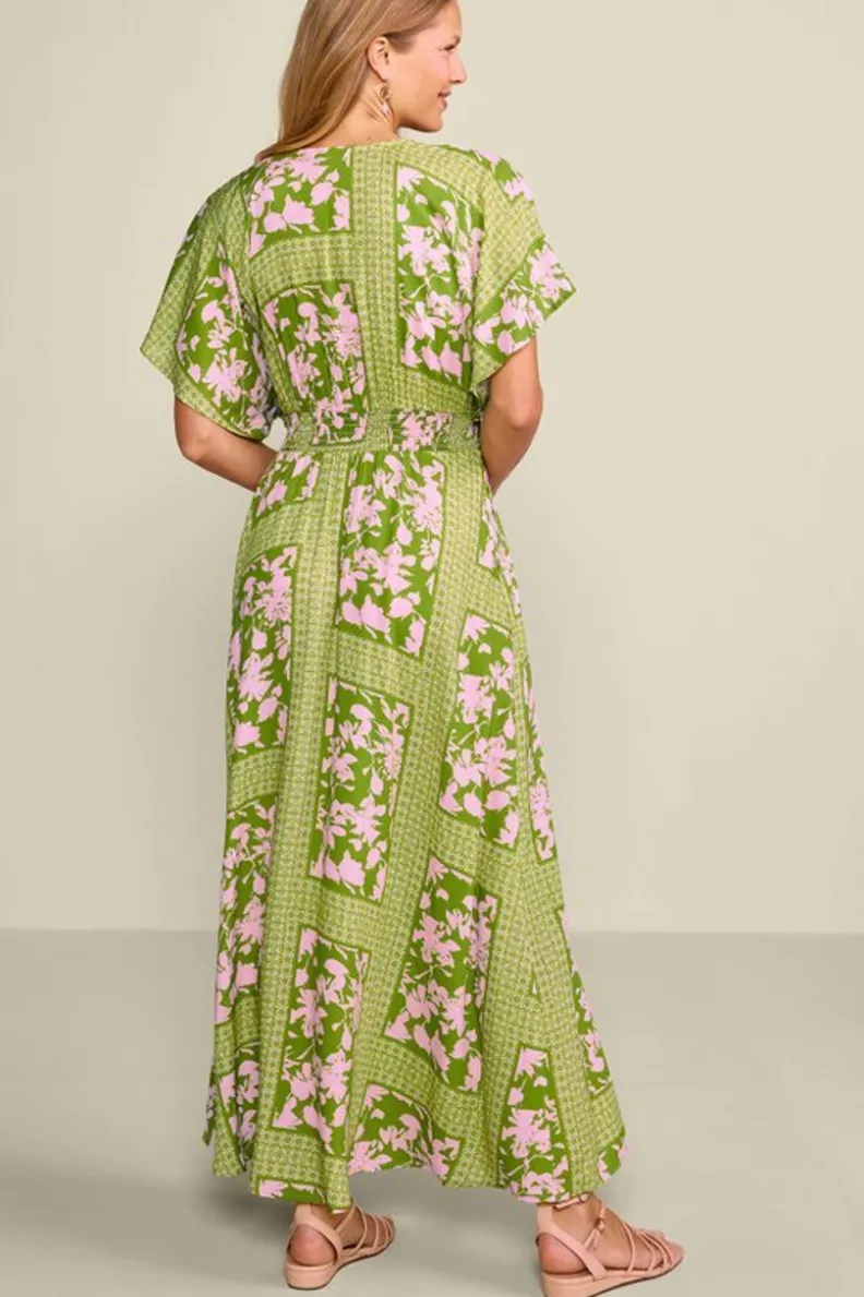 Fashion Soft Surroundings Leslie Maxi Dress InkBloomsScarf