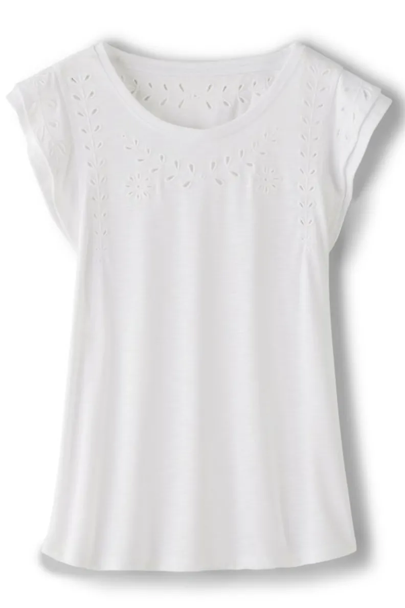 New Soft Surroundings Libby Tee TealBlue