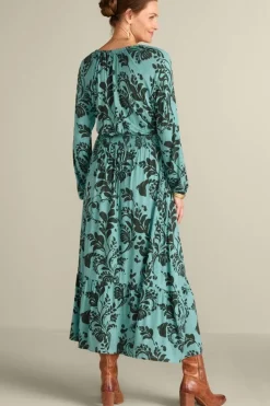 Discount Soft Surroundings Lilibet Knit Maxi Dress AutumnVines