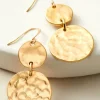 Best Soft Surroundings Lira Drop Earrings SatinGold