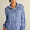 Discount Soft Surroundings Lisa Lace Button Front