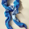 New Soft Surroundings Livie Square Scarf BlueMulti