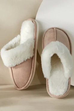 New Soft Surroundings Lora Cuffed Slippers