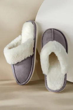 New Soft Surroundings Lora Cuffed Slippers