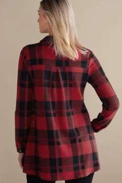 Fashion Soft Surroundings Mad About Plaid Top