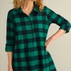 Online Soft Surroundings Mad About Plaid Tunic