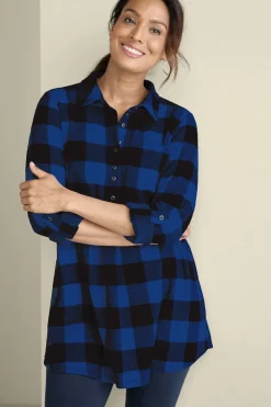 Online Soft Surroundings Mad About Plaid Tunic