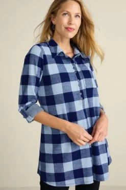 Online Soft Surroundings Mad About Plaid Tunic