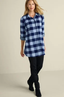 Online Soft Surroundings Mad About Plaid Tunic