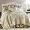 Fashion Soft Surroundings Marguerite Scalloped Quilt Gardenia