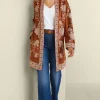 Outlet Soft Surroundings Marienne Faux Suede Jacket Auburn
