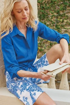 Fashion Soft Surroundings Marilla Gauze Shorts