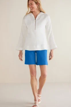 Fashion Soft Surroundings Marilla Gauze Shorts