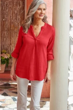 Clearance Soft Surroundings Marley Gauze Tunic