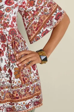 Sale Soft Surroundings Marquette Stretch Bracelet Black/NeutralMulti